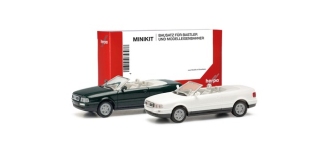 Herpa 012287-007 - H0 - Audi Cabrio - mintgrün/wieß (2 Stück)
